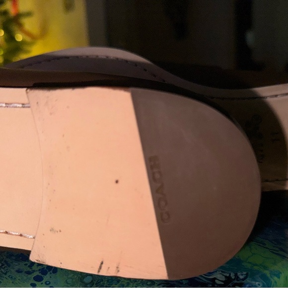 Coach Tanner Leather Loafers Saddle Brown Size 11D (CS020) (NIB) - Picture 10 of 13